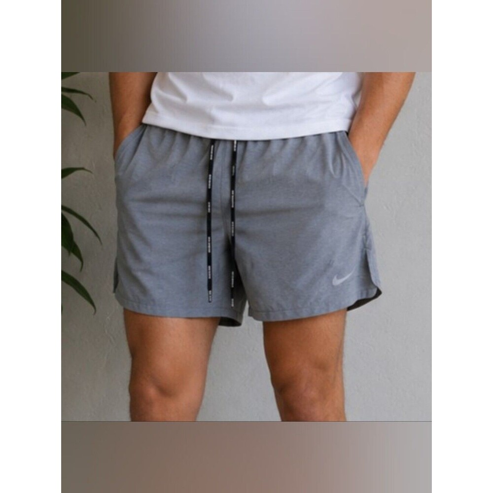 Nike Dri-FIT Running Shorts Gray Athletic Gym Workout Shorts Size XXL